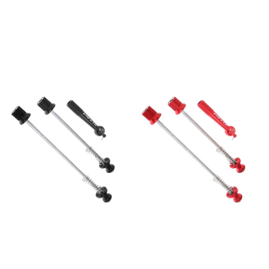 2pcs Front Rear Quick Release Axle Bicycle Skewer Set for Road Bike Skewers