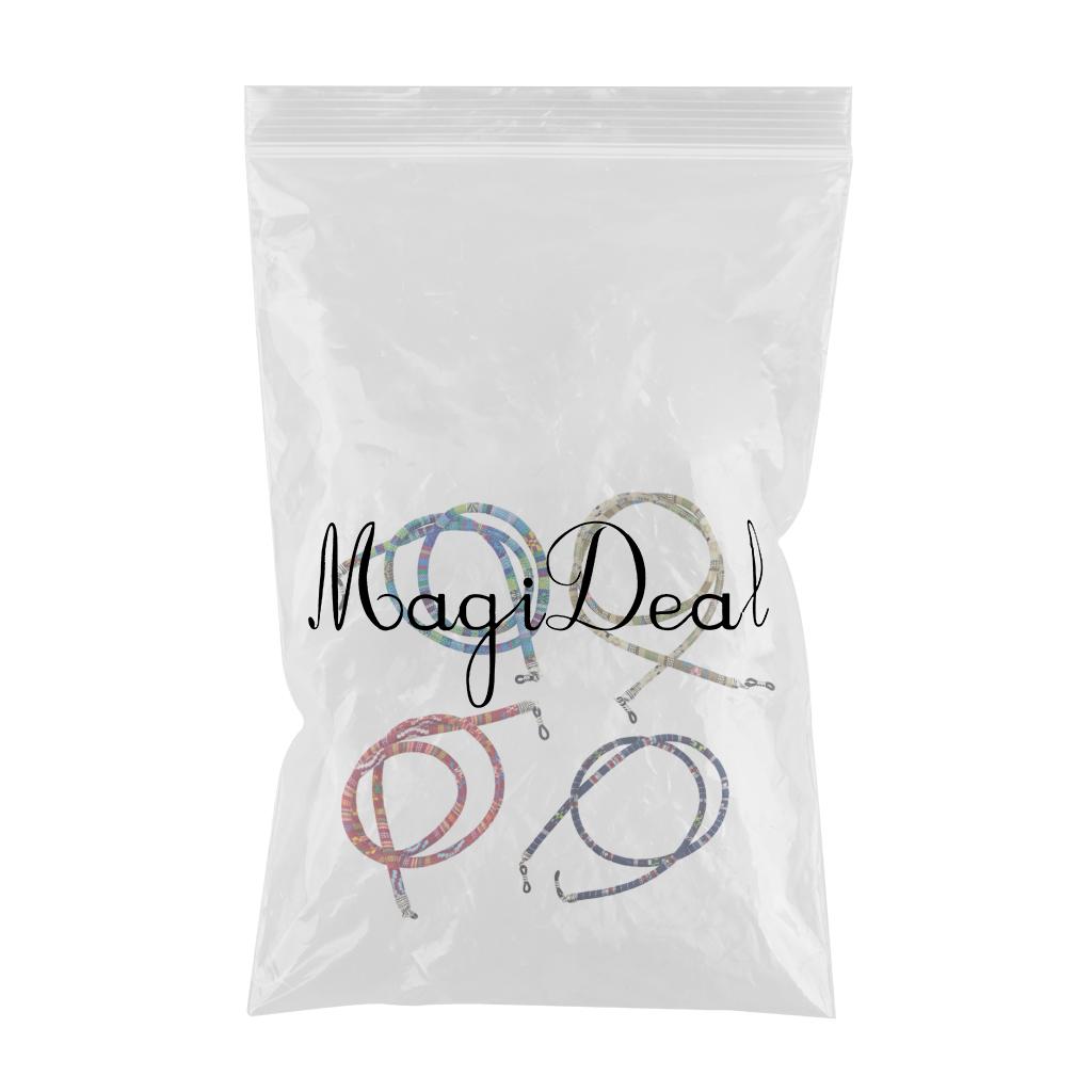 4Pcs Ethnic Coarse Cotton Eyeglasses Rope Sunglasses Holder Chain Retainer