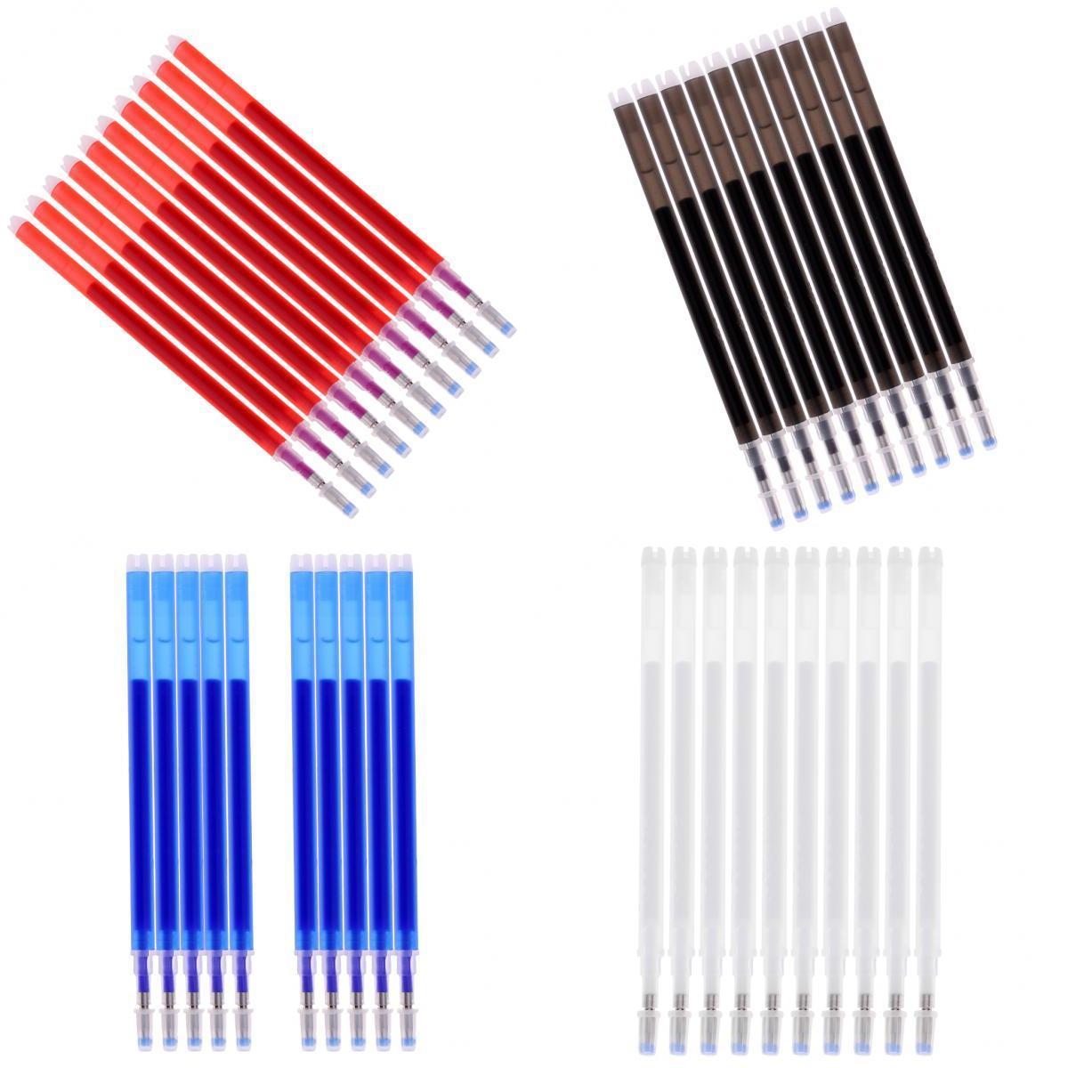 40pcs High Temperature Disappearing Refill Pen Heat Erase Pen Sewing Tools