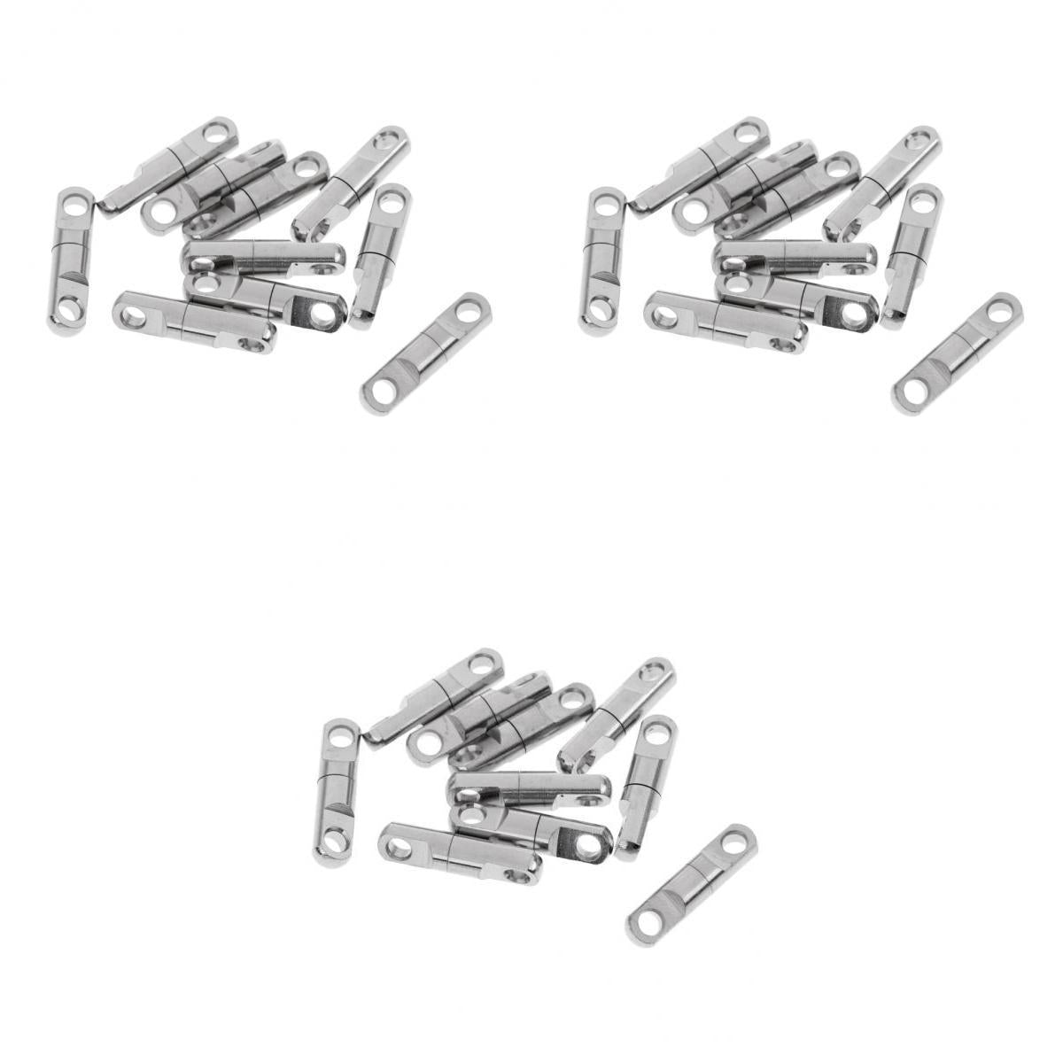 30pcs Fishing Ball Bearing Swivels Heavy Duty Fishing Swivels 3.5mm 5mm 7mm