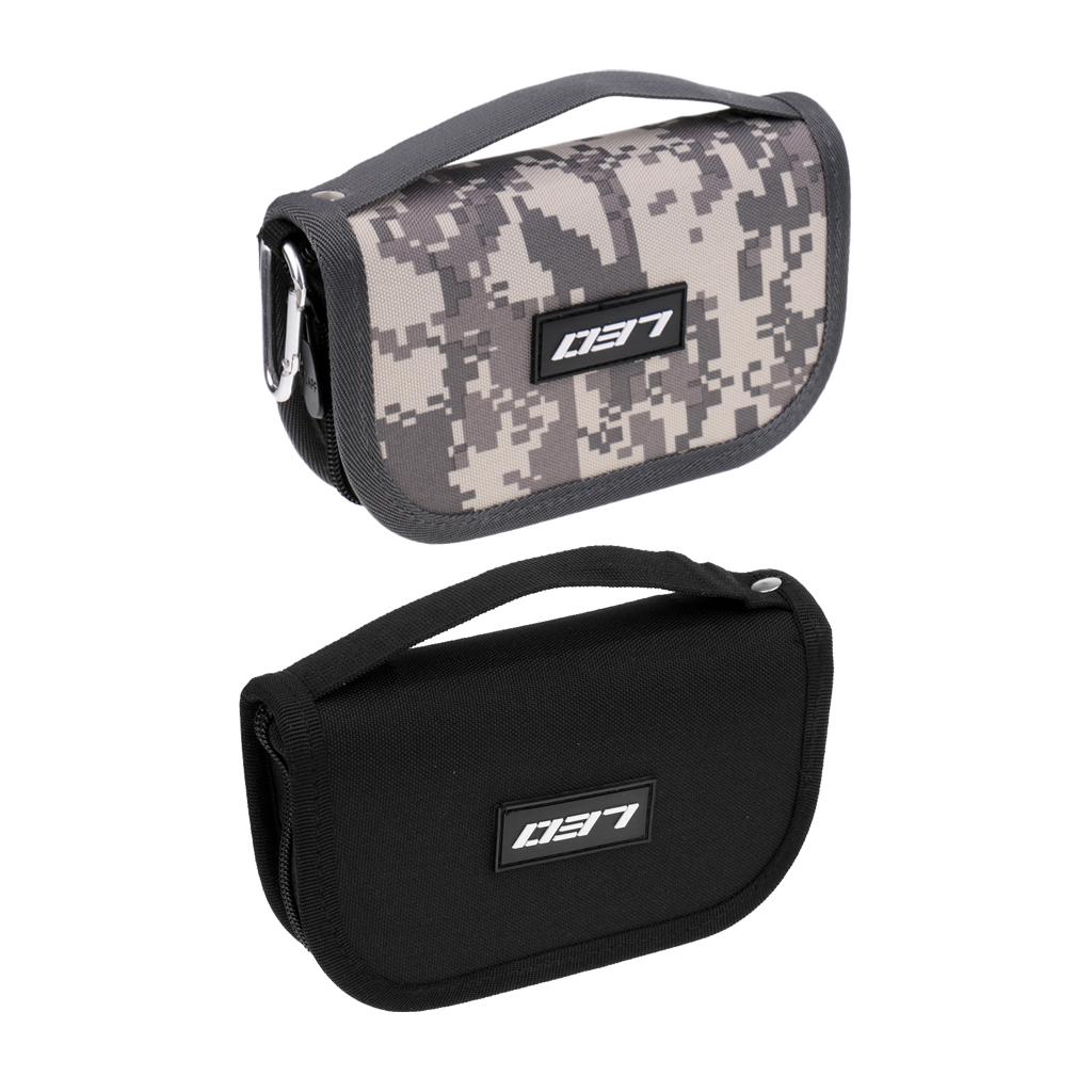 2Pcs Fishhooks Spinners Storage Bag EVA Liner Fishing Lures Spoon Bag