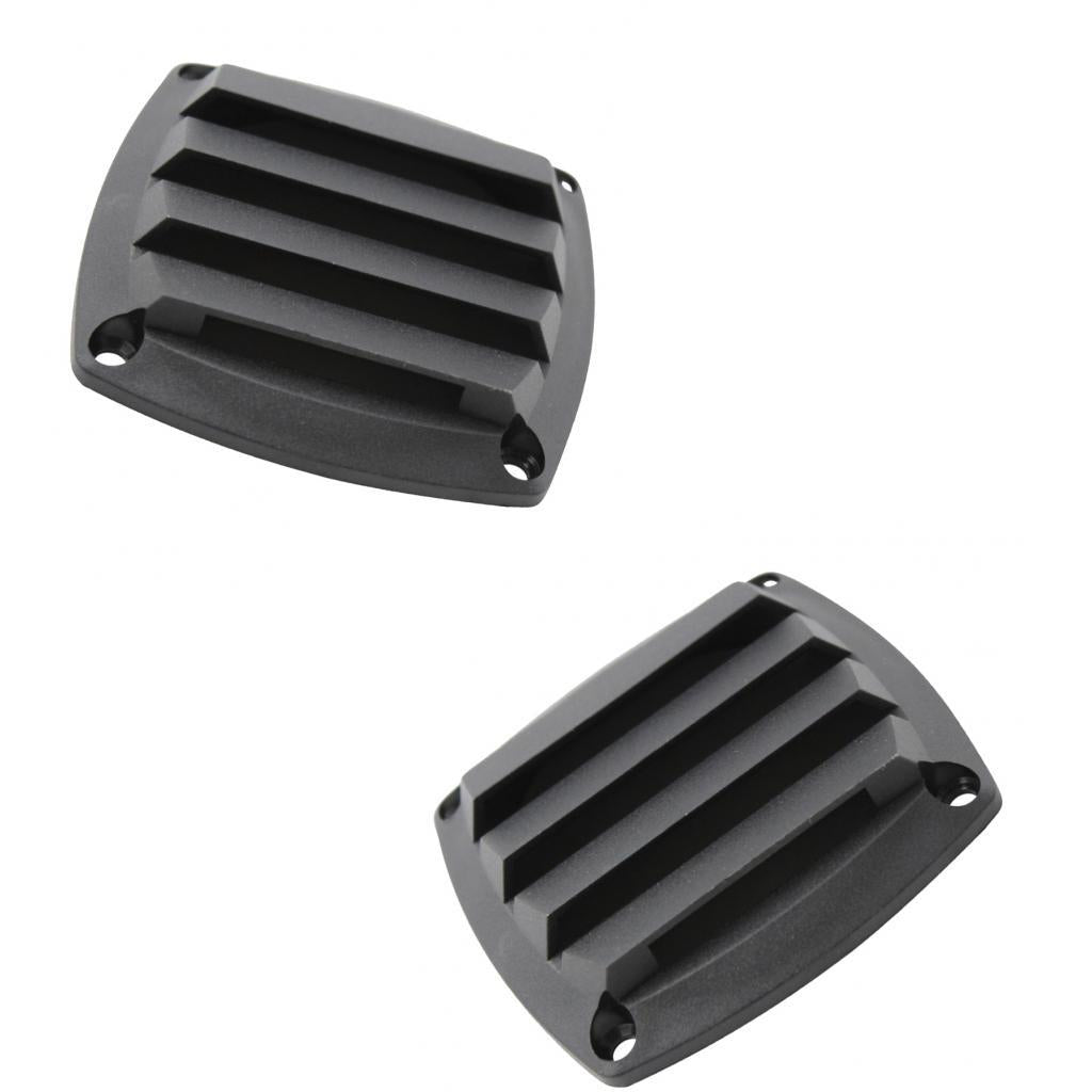 2x Marine Vents Hull Air Vent Boat for 3 Inch Tube Hose - Black