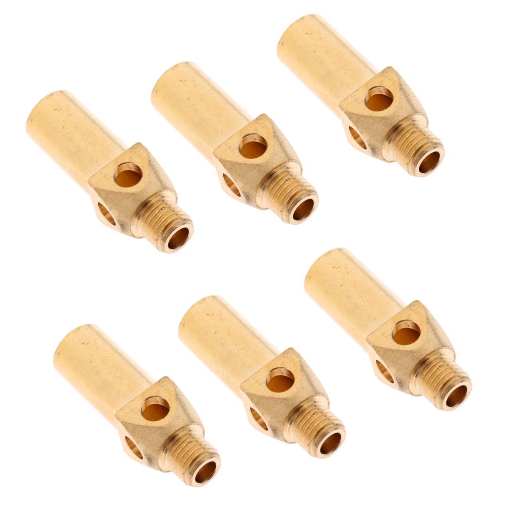 6 Pieces Brass Replacement Tip/ Nozzle/ Jet/ Burner for Propane LP Gas