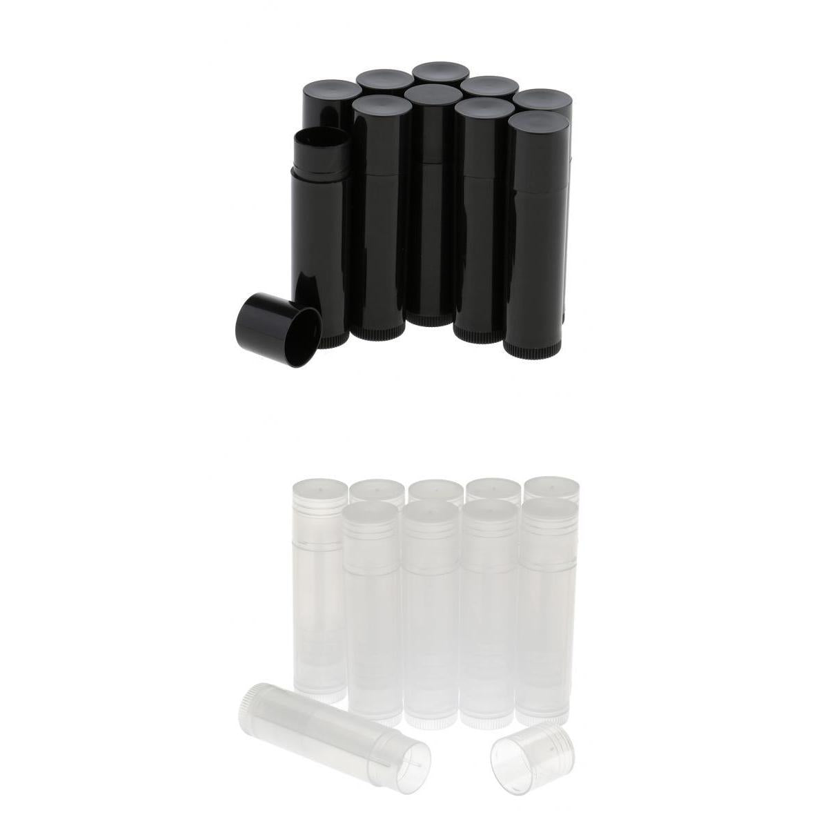 20 Pieces Empty Lip Balm Tubes Cosmetic Containers Lipstick Bottles
