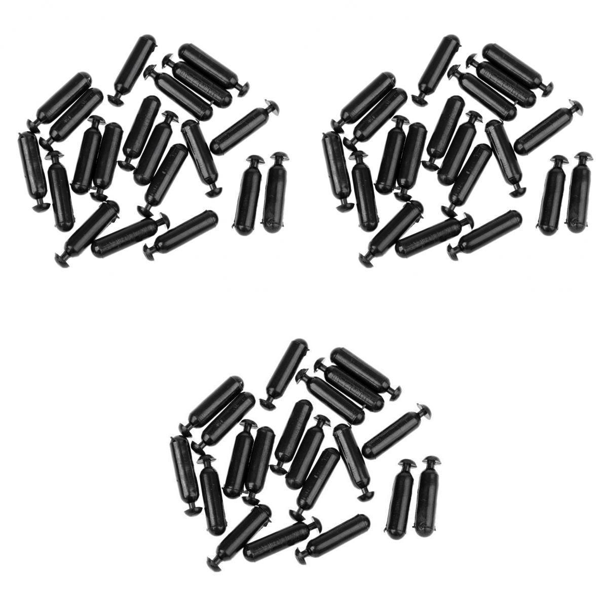 60pcs Fishing Lure Rattles Tube Rattle Shake Attract Fly Sound Bar 1# 2# 3#