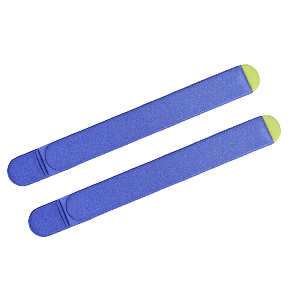 2Pieces Elastic Stylus Pocket Holder Sticker for Apple Pencil iPad Pro Blue