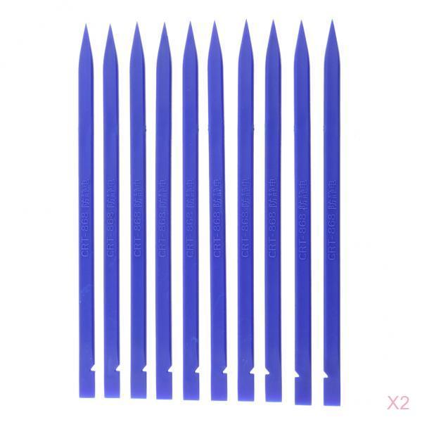 20 Pieces Universal Stick Spudger Phone Tablet Opening Pry Bar Tool Blue