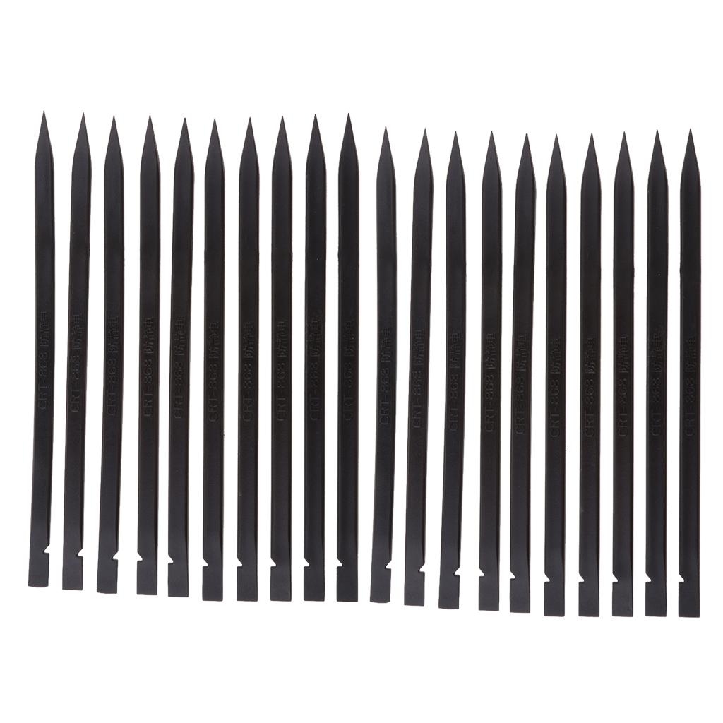 20 Pieces Universal Stick Spudger Phone Tablet Opening Pry Bar Tool Black