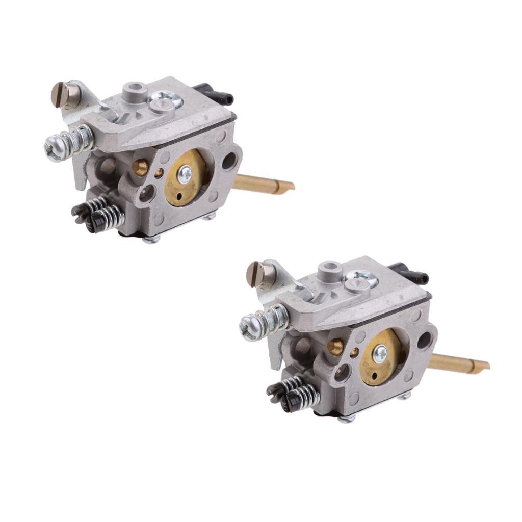 2 Pieces Carburetor Carb for Stihl H24D FS48 FS52 FS66 FS81 FS106 Trimmer