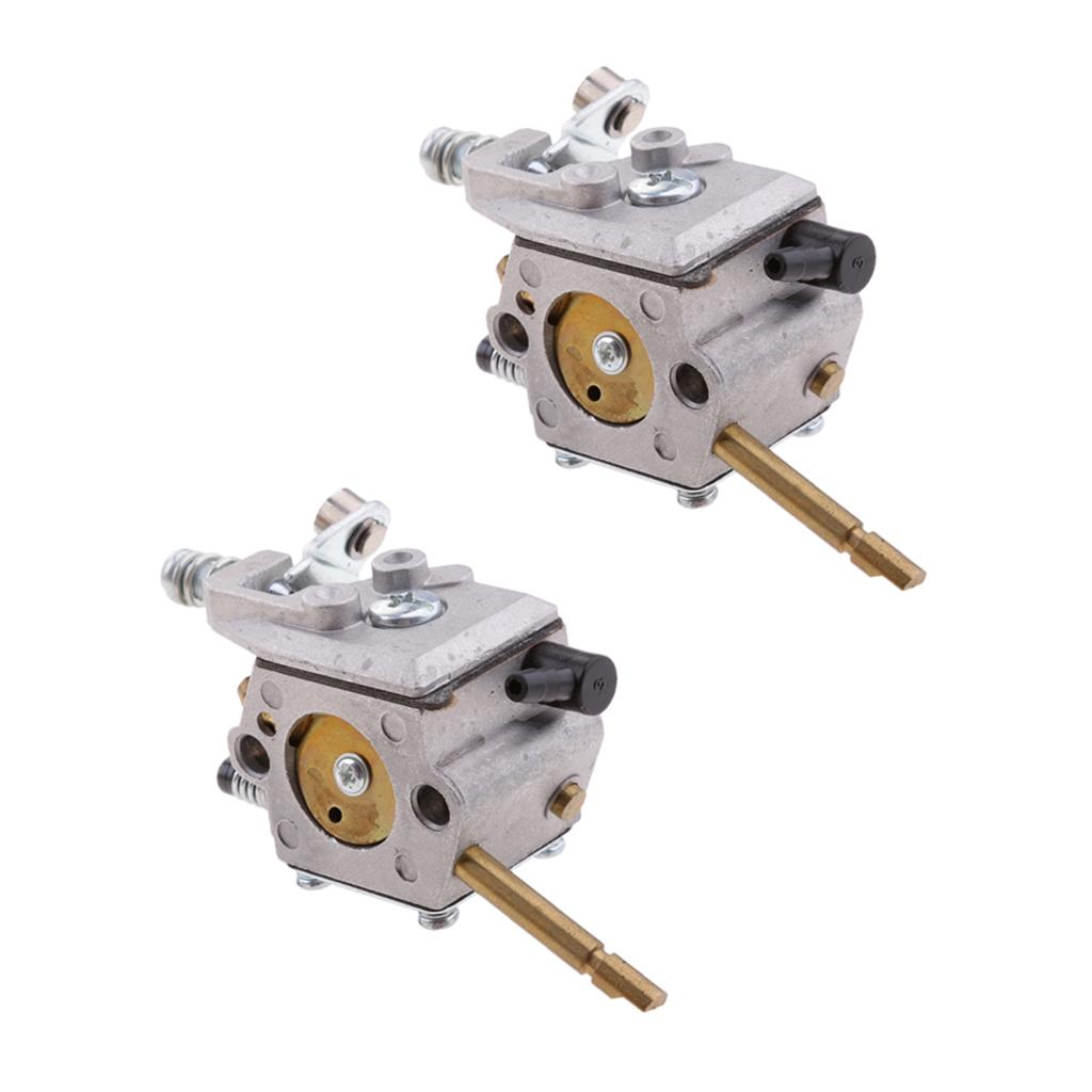 2 Pieces Carburetor Carb for Stihl H24D FS48 FS52 FS66 FS81 FS106 Trimmer