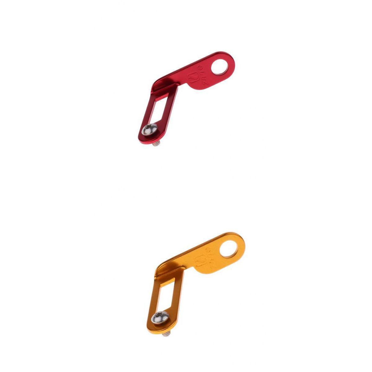 2 Set Bike Number Plate Holder Cycle Bicycle Bracket Mount Parts Red Gold