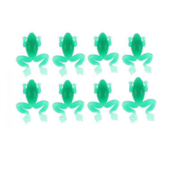8Pcs Life-like Fishing Lure Saltwater Frog Shape Lures Fishing Tackle 48mm