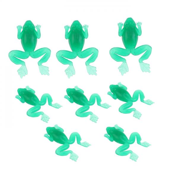 8Pcs Life-like Fishing Lure Saltwater Frog Shape Lures Fishing Tackle 48mm