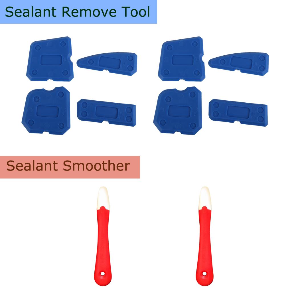2 Set of Caulking Tool Kit Joint Sealant Silicone Grout Remover + Smoother