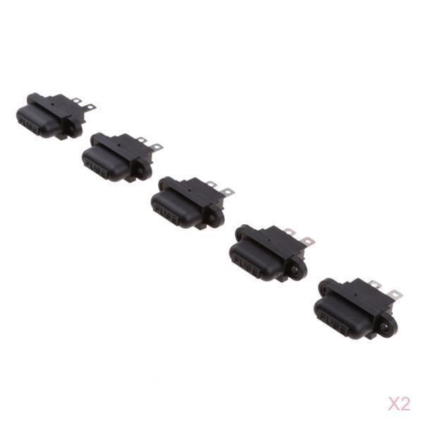 10 Pieces 32V 30A Auto Car Boat Truck Blade Standard Fuse Holder Box Sets