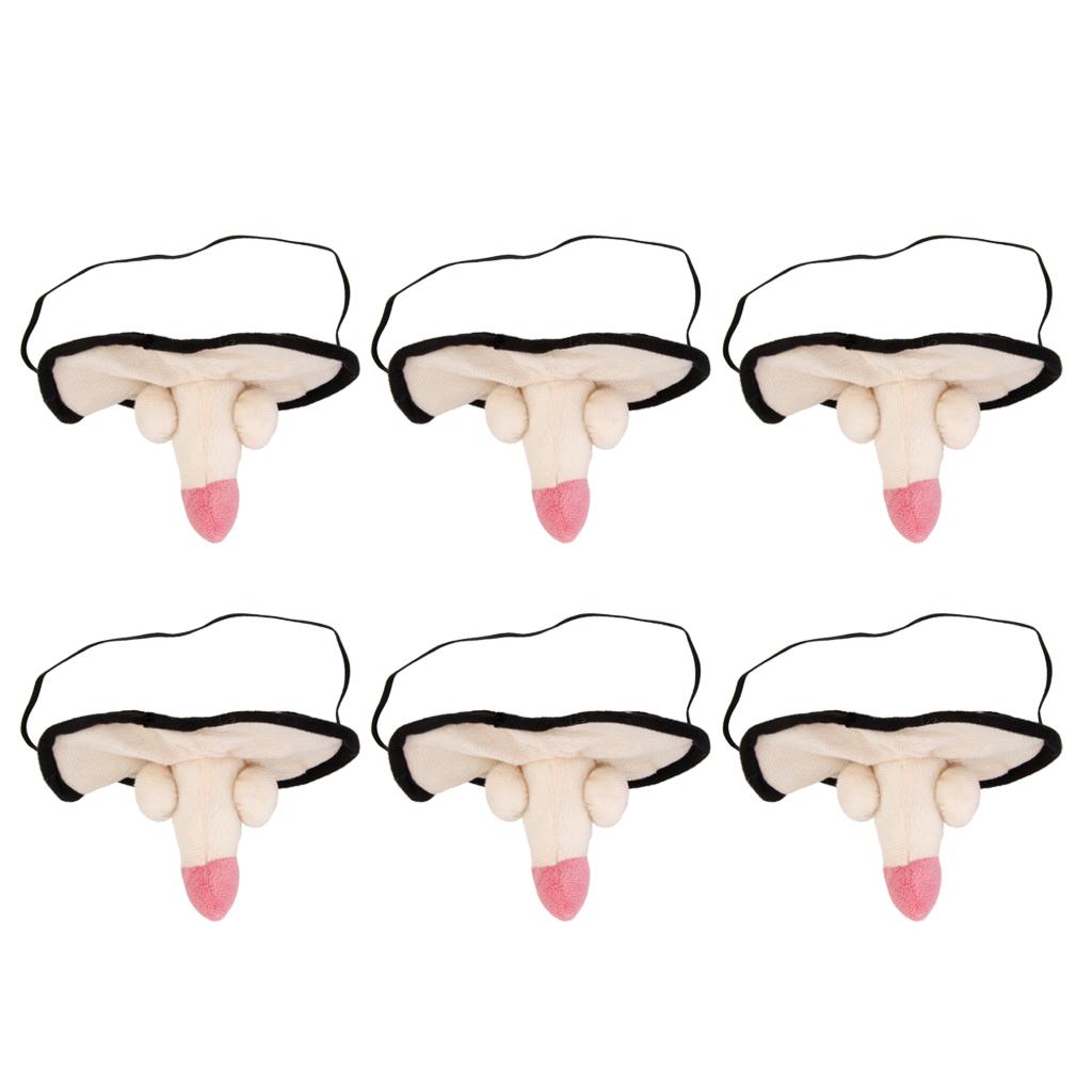 6x Funny Willy Eye Mask Hen Night Party Joke Games Girls Night Out Supplies