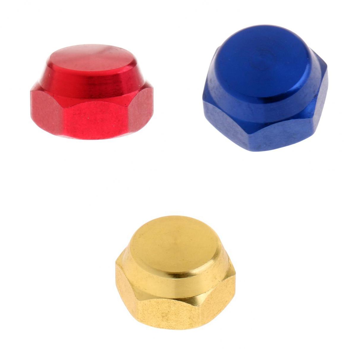 3pcs Baitcasting Reel Screw Nut Screw for Fishing Reel Handle Red Blue Gold