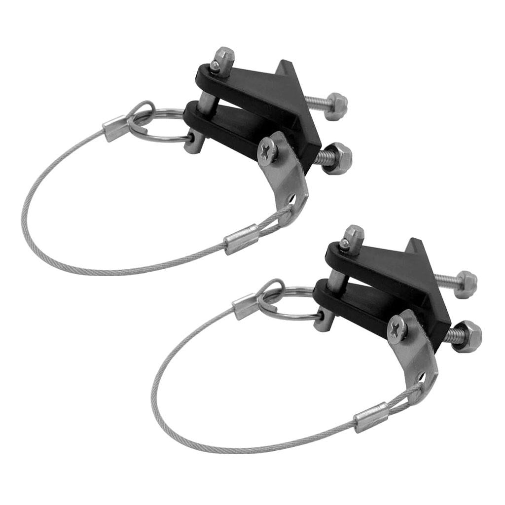 2 Pieces Deck Hinge Quick Release Pin Lanyard for Kayak Slide Rail Anchor