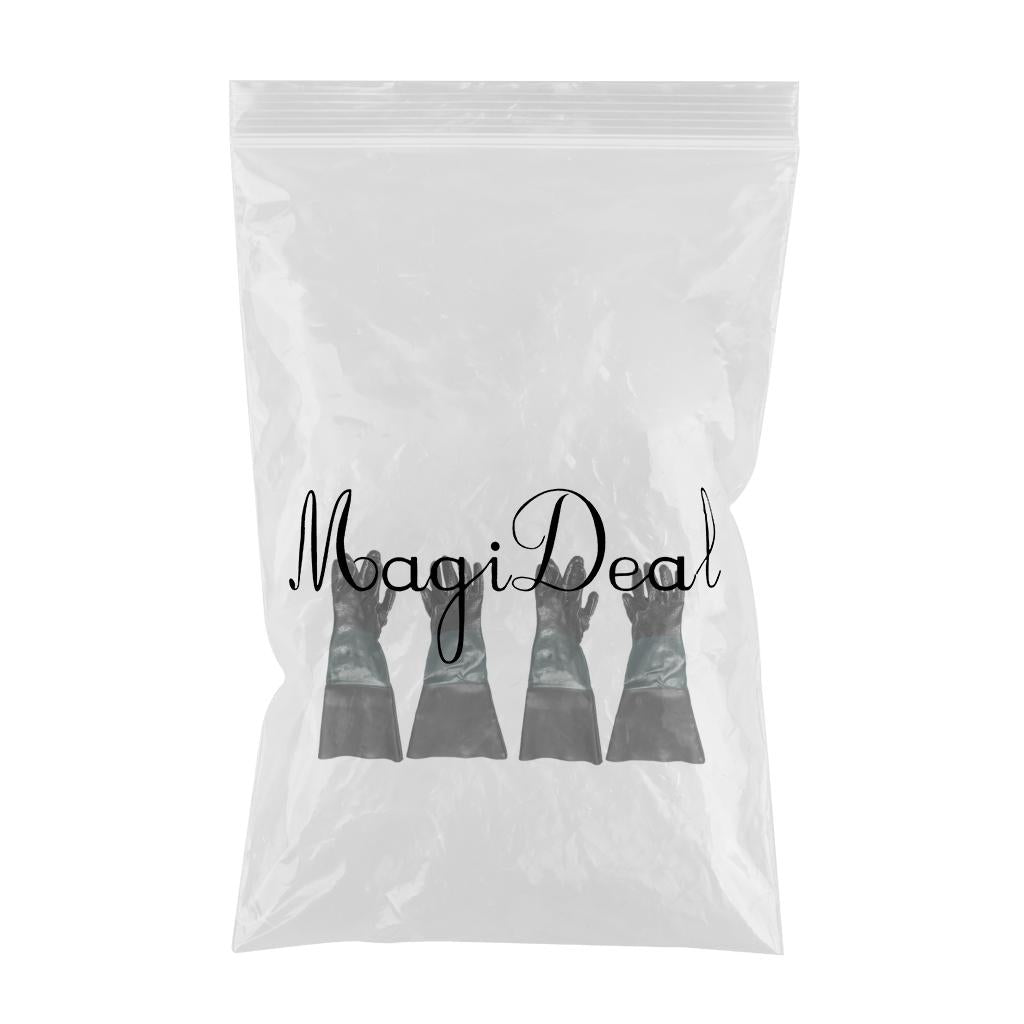 2 Pair 60cm Replace Labour Protection Gloves For Sand Blasting Sandblaster