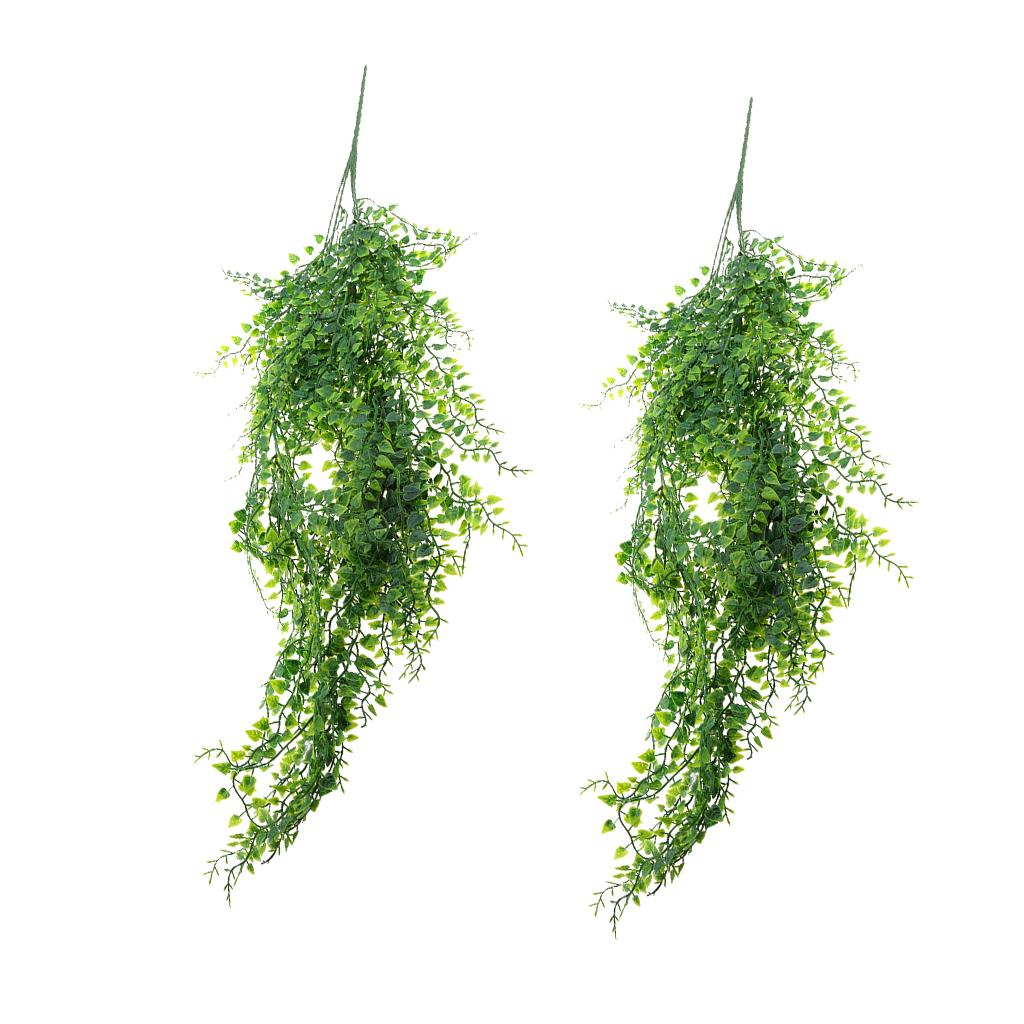 2x Artificial Weeping Ivy Vine Plants Outdoor Indoor Hanging Decor 75cm