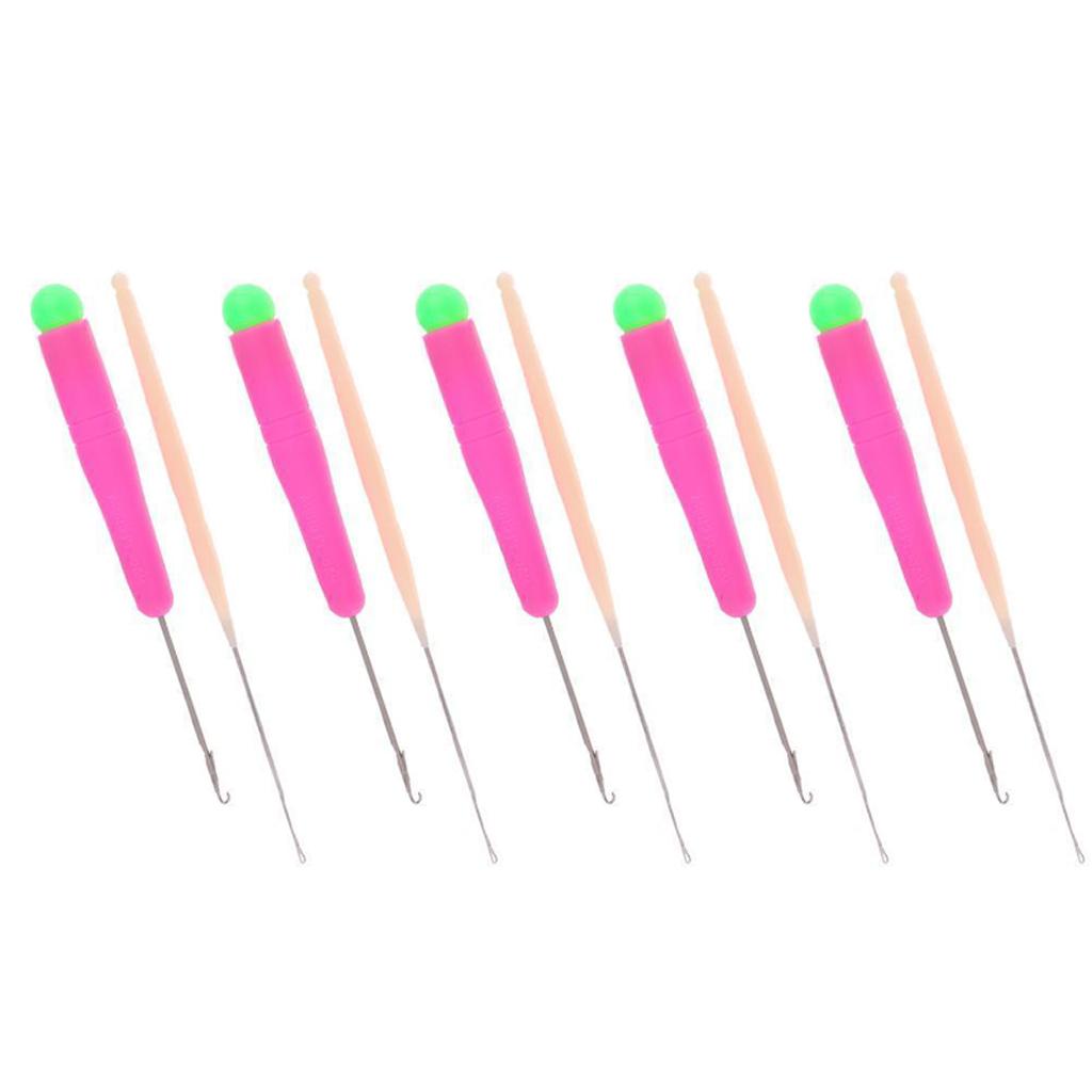 10pcs Latch Hook Crochet Needles for Hair/Micro Braid Dread Lock Maintaining