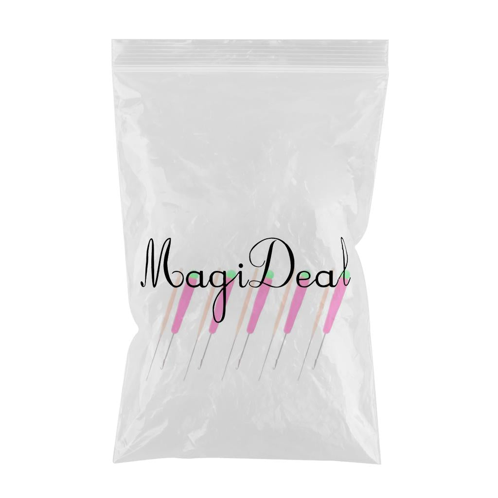 10pcs Latch Hook Crochet Needles for Hair/Micro Braid Dread Lock Maintaining