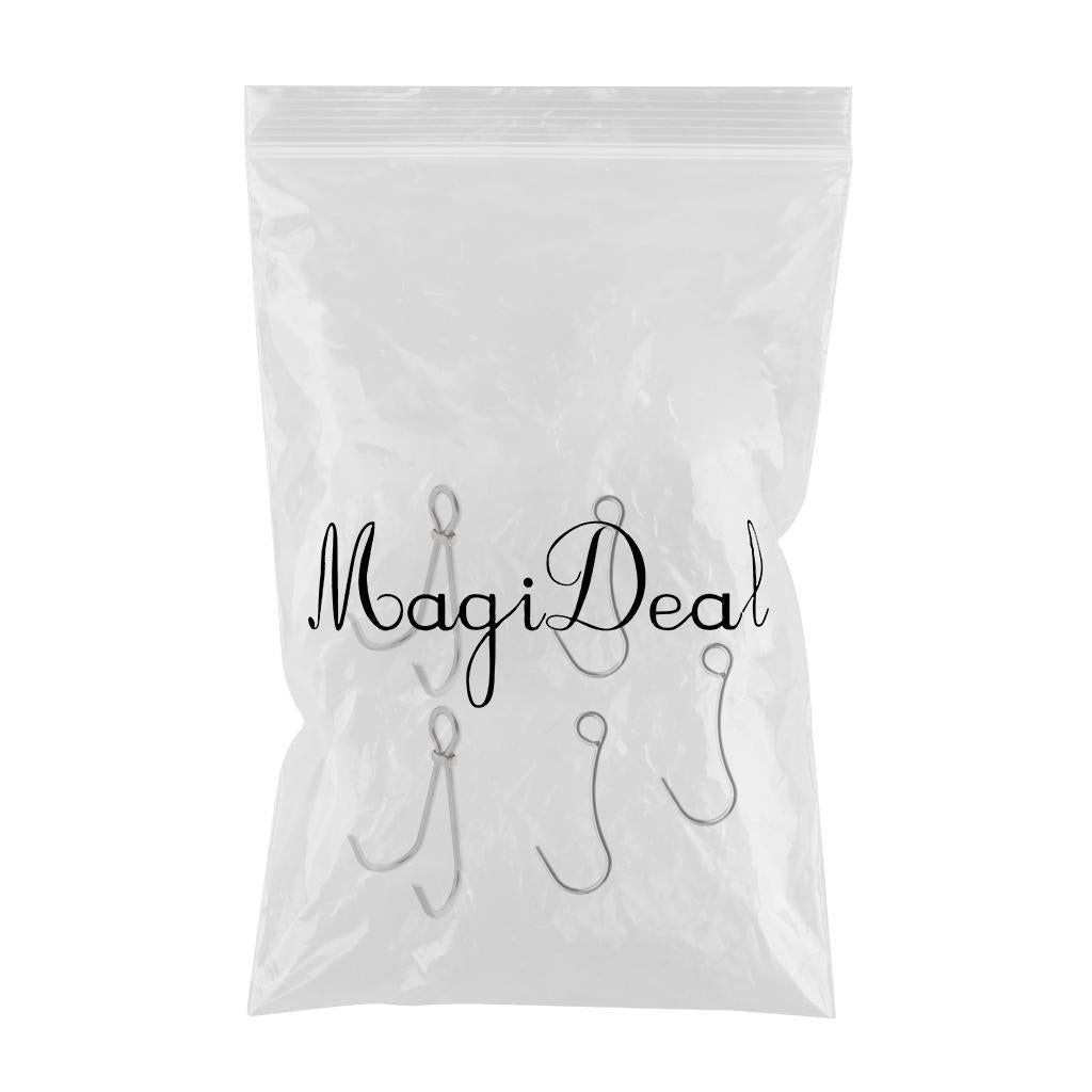 3 Pieces Stainless Steel Scuba Diving Single Hook and 2 Pieces Doule Hook