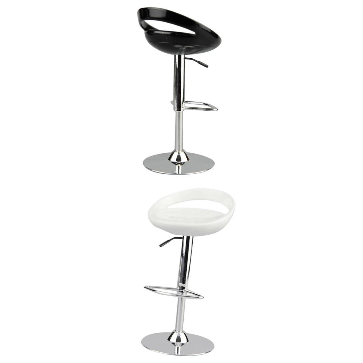 2 Pieces 1/6 Scale Round Swivel Chair Pub Bar Stool for 12'' Action Figures