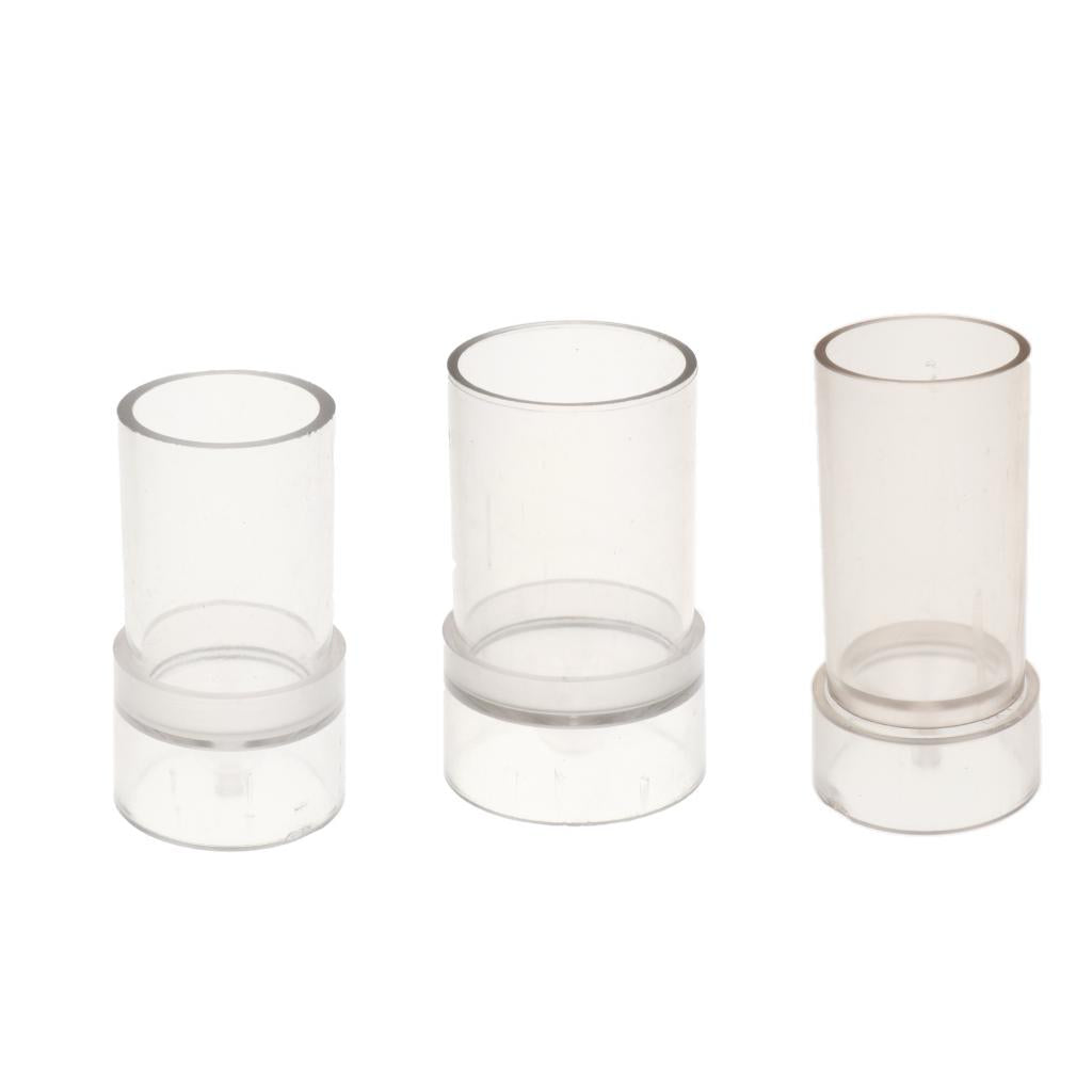 3 Pieces Different Size Candle Molds High Temperature Resistance DIY Candle