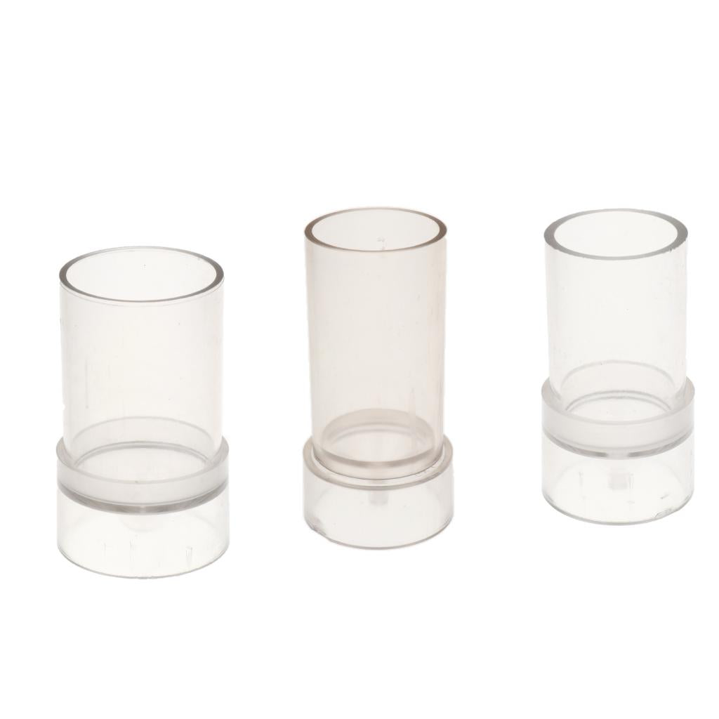3 Pieces Different Size Candle Molds High Temperature Resistance DIY Candle