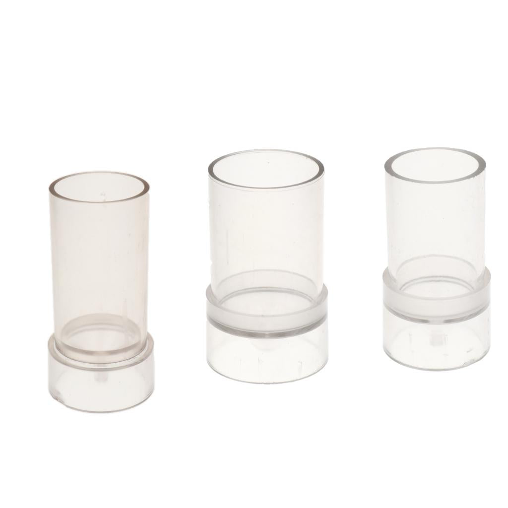 3 Pieces Different Size Candle Molds High Temperature Resistance DIY Candle