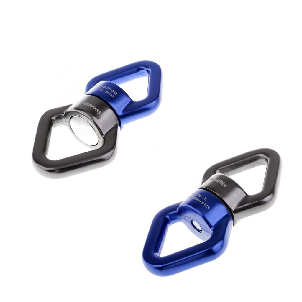 2 Pieces Safety Swivel Rope Connector Device for Climbing Aerial Dance