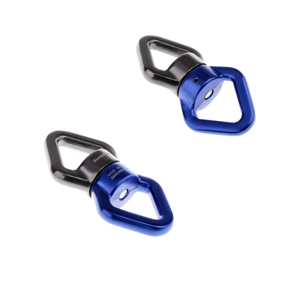 2 Pieces Safety Swivel Rope Connector Device for Climbing Aerial Dance