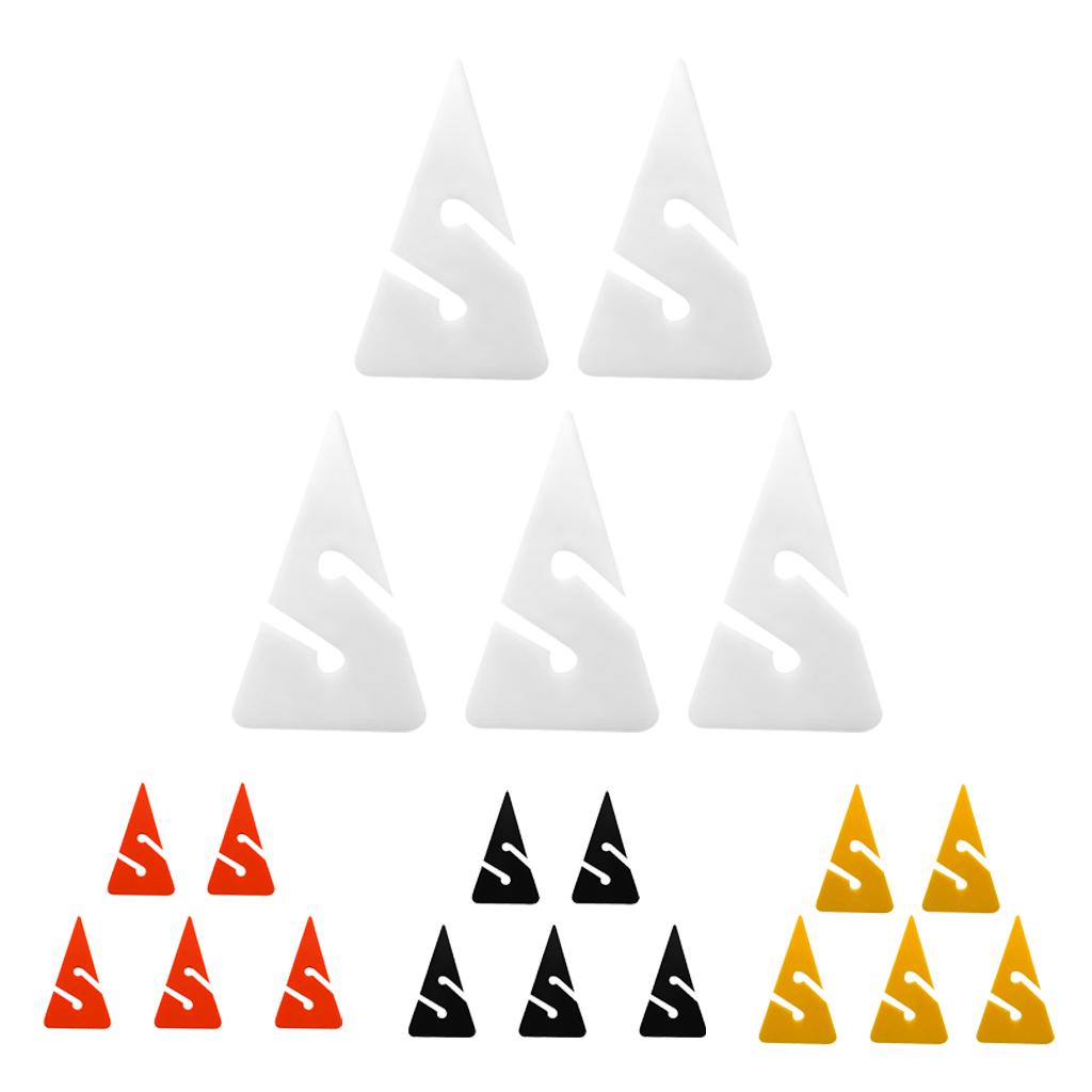 20 Pieces Triangle PVC Line Arrow Marker for Scuba Diving Cave Wreck Dive