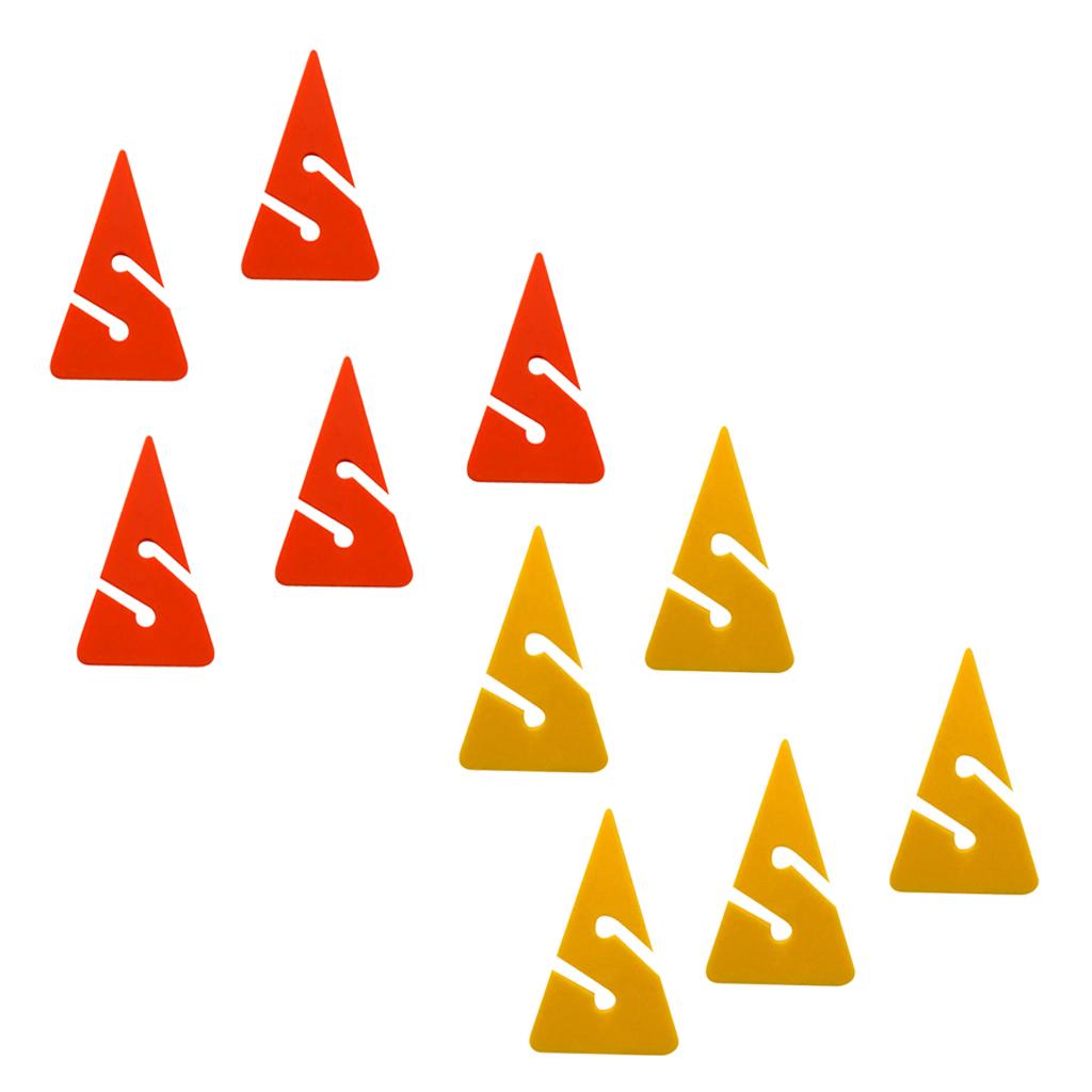 10 Pieces Triangle Line Arrow Marker for Scuba Diving Cave Wreck Dive