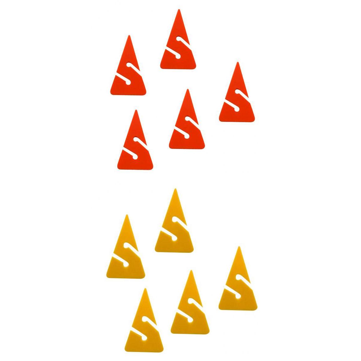10 Pieces Triangle Line Arrow Marker for Scuba Diving Cave Wreck Dive