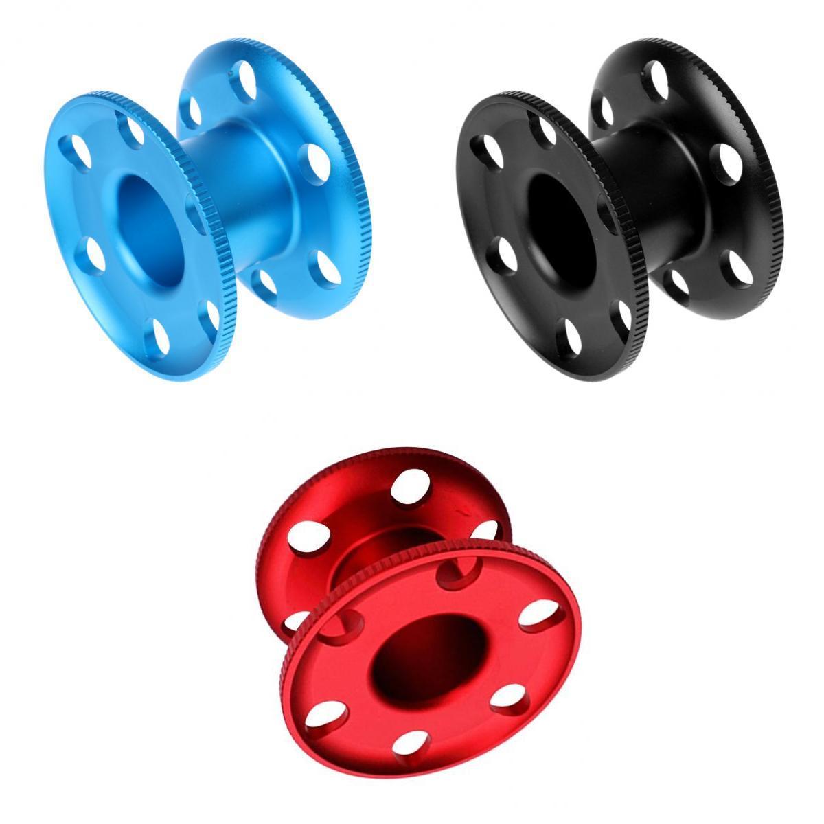 3Pc Aluminum Scuba Diving Finger Spool Dive Reel Snorkeling Guide Line Spool