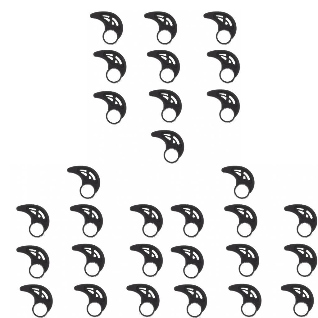 3 X Horn Shaped Earbud Earhook Loop Clip for Earphone Headset Headphone New