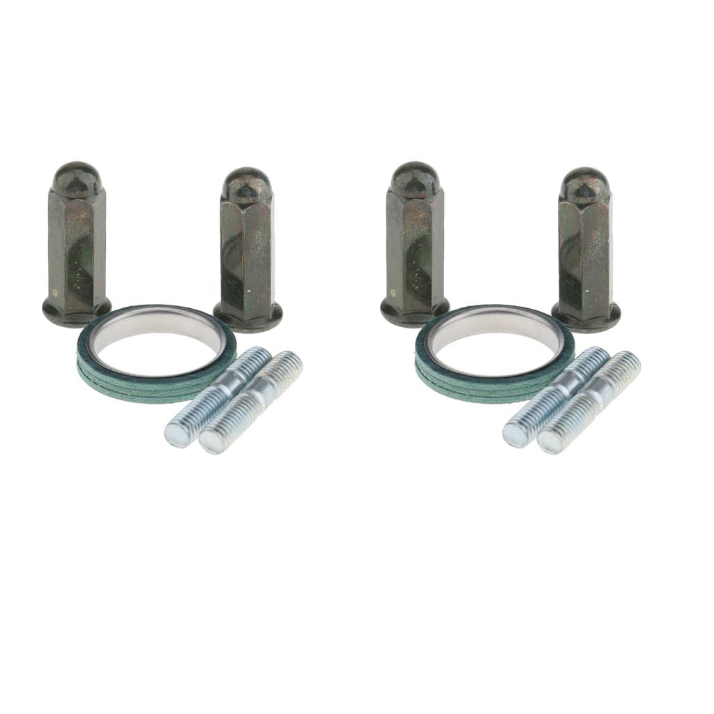 2 Set Exhaust Studs Nuts Gasket Kit for GY6 50cc 125cc 150cc QMB139 Scooter