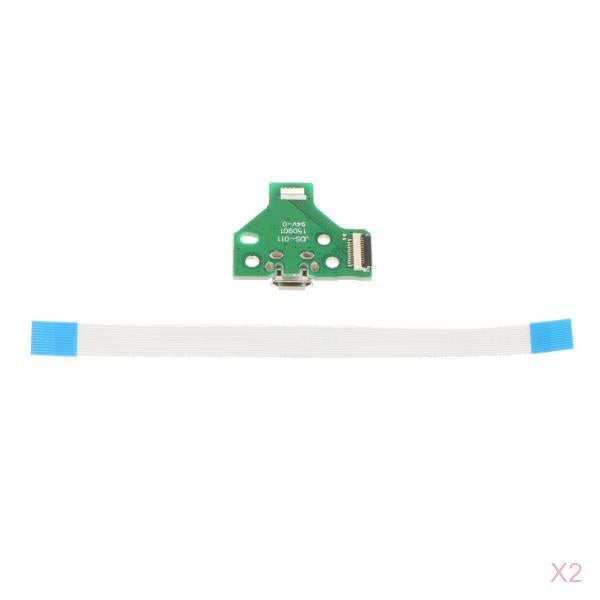 2X USB Charging Port Board with 12pin Cable JDS-011 for SONY PS4 Controller