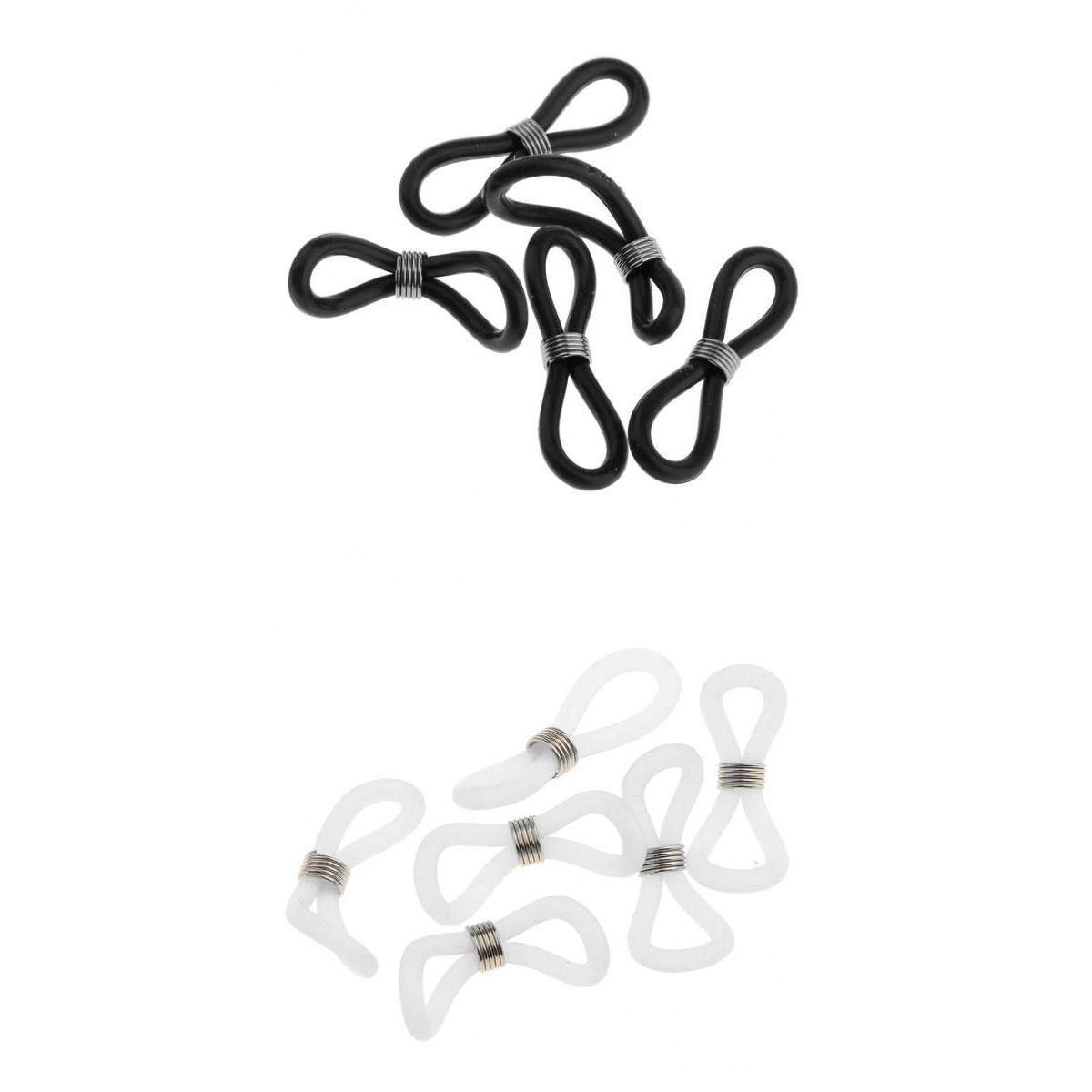 200Pcs Silicone Eyeglasses Chain Connector Retainer Ends for Glasses Rope