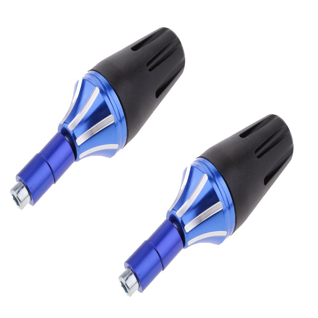 2Pcs Frame Slider Falling Crash Protector for Motorcycle Motorbike Blue