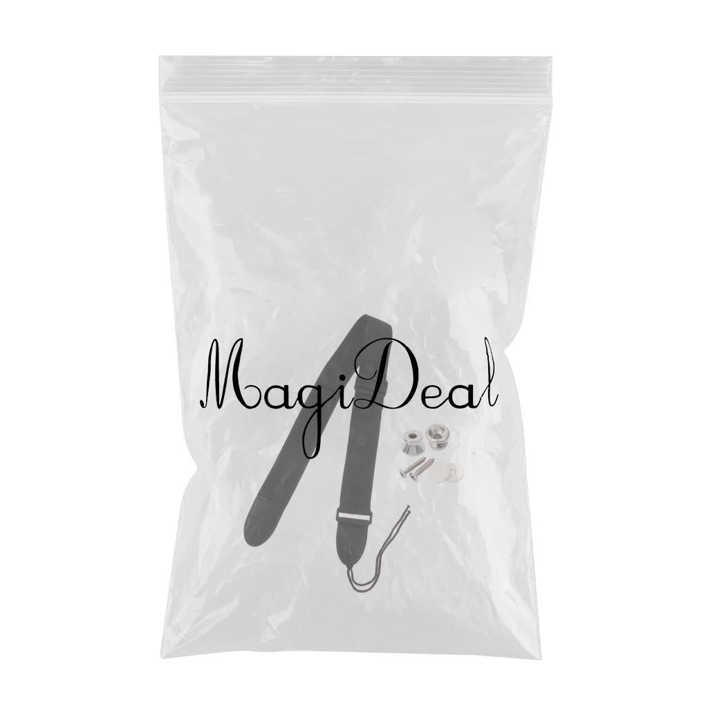 Adjustable Guitar Strap Belt with 2pcs Guitar Strap Lock for Acoustic Guitar