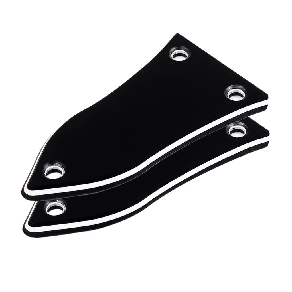 2 Pieces ABS Plastic Guitar Truss Rod Cover for Epiphone Guitar Parts