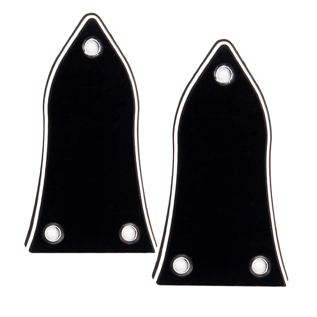 2 Pieces ABS Plastic Guitar Truss Rod Cover for Epiphone Guitar Parts