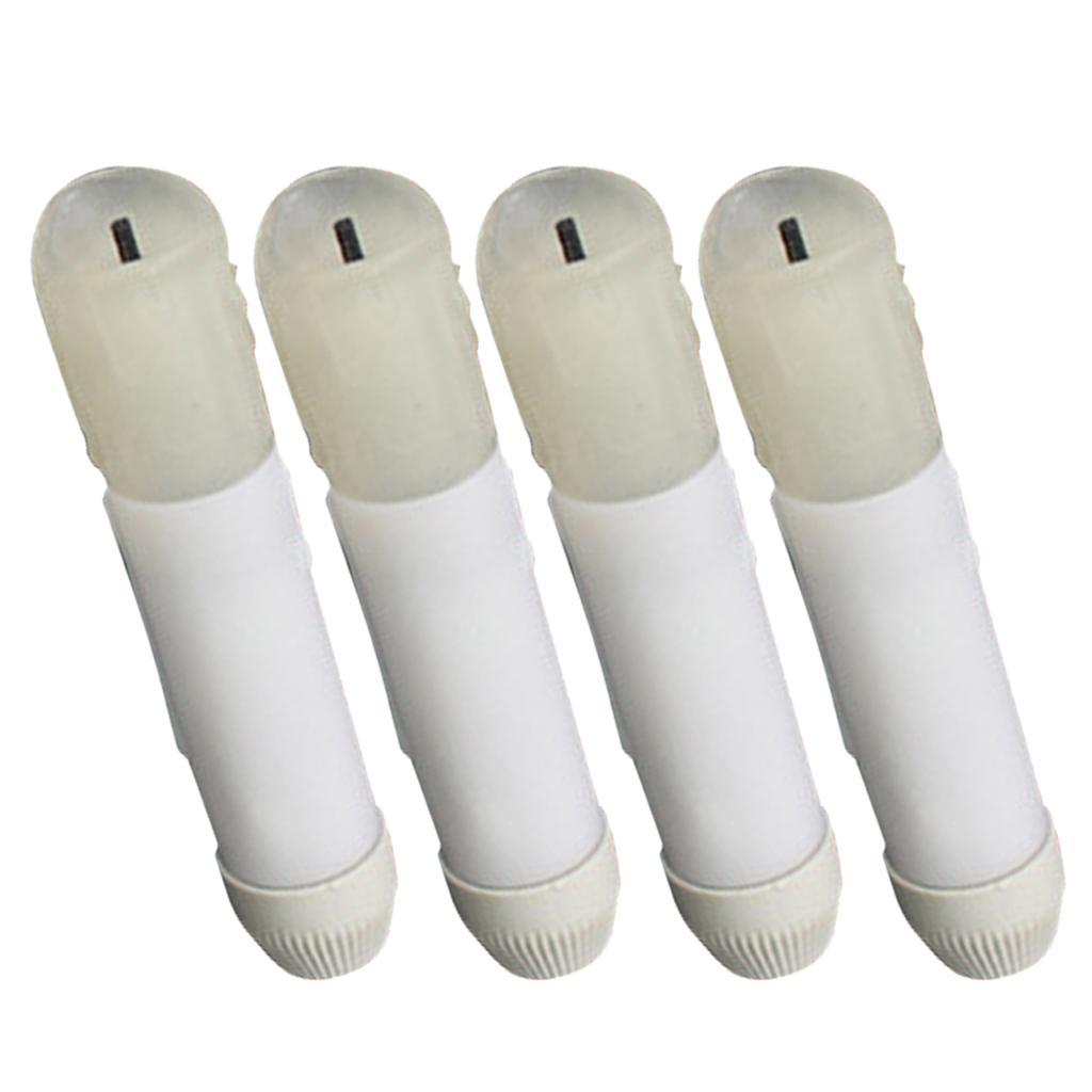4 Pieces 105mm Tall Electric LED Candle Flameless Candle for Party Decor B