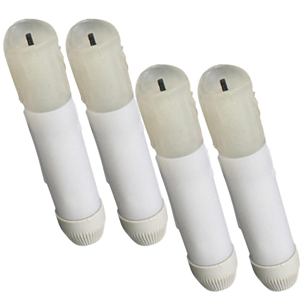 4 Pieces 105mm Tall Electric LED Candle Flameless Candle for Party Decor B