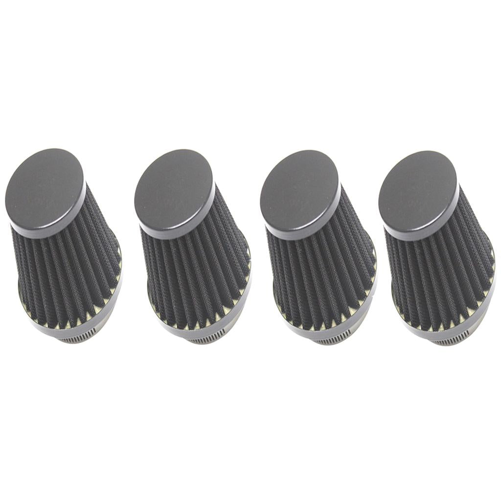 4Pcs 54mm Cone Air Intake Filter Cleaner Universal Motorcycle Dirt Bike ATV