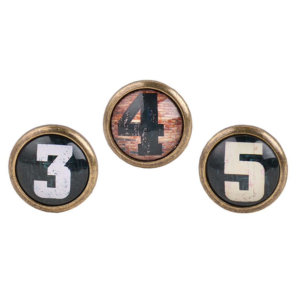 3Pcs Vintage Cabinet Door Drawer Bin Dresser Handle Pull Knob Hardware #2