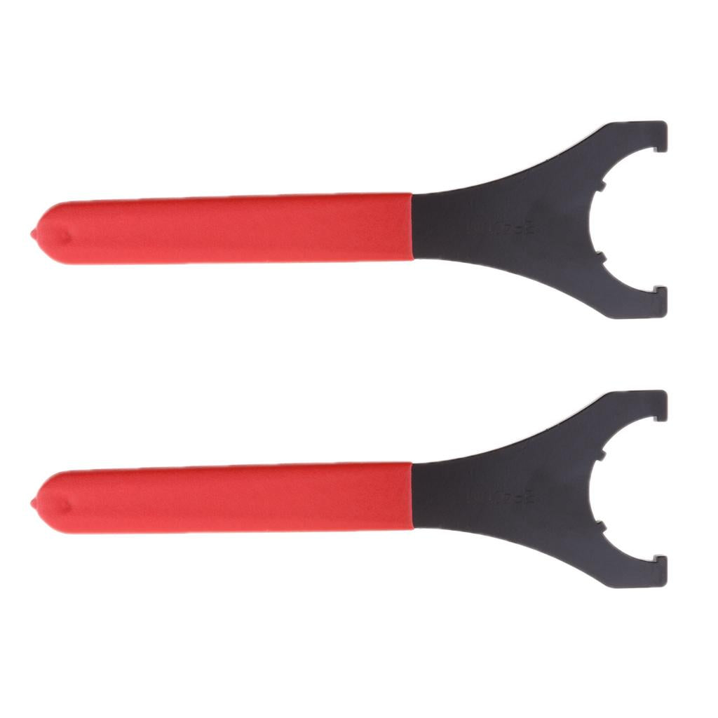 2 Pieces ER40UM Collet Chuck Spanner Wrench Spring Clamping Nut CNC Holder